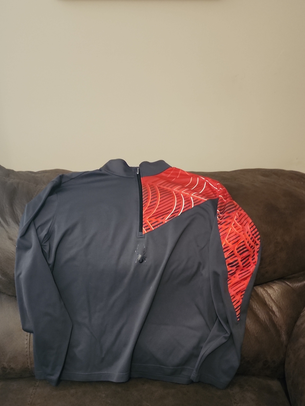 Spyder Black Athletic Pullover